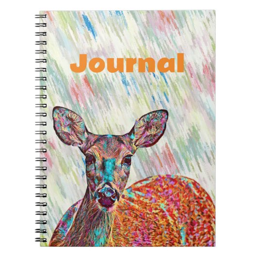 Hübsche und süße Hirschkunst Notizblock (Vorderseite)