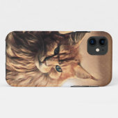 Hübsche und verrückte Katze Case-Mate iPhone Hülle (Rückseite (Horizontal))