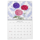 Hübsche und Vintage Blume Art Kalender (Mär 2027)
