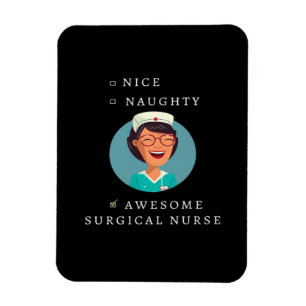 Hübsche Ungezogene Toll Chirurgie Krankenschwester Magnet