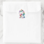 Hübsche Unicorn Pool Party Stickers (Tasche)