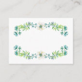 Hübsche Unicorn Windeln Raffle Babydusche Begleitkarte (Rückseite)