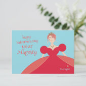 Hübsche Valentintagskarte Dankeskarte (Stehend Vorderseite)