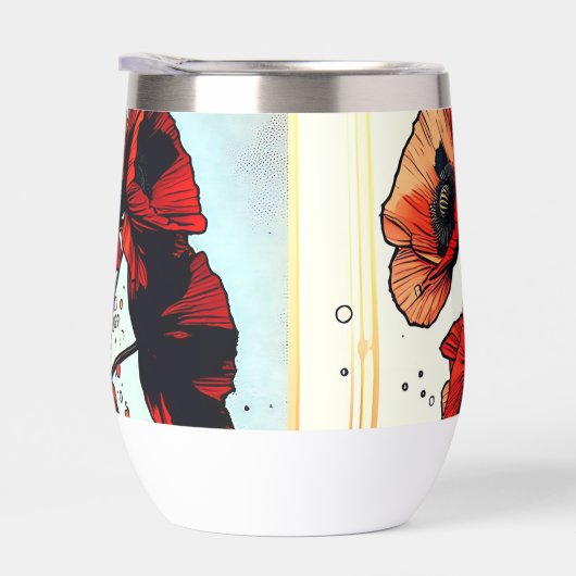 Hübsche Vase der Roten Pflaumen (Rechts)