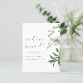 Hübsche Veränderung der Adresse, die wir übertrage Postkarte