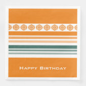 Hübsche Veranstaltung Napkins mit Orange Serviette (Vorderseite)