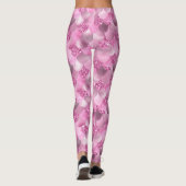 Hübsche vibrierende Schatten der Rosa-u. Leggings (Rückseite)