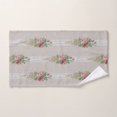 Hübsche Viktorianische Rosen und weiße Spitzen Badhandtuch Set (Handtuch)