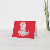 hübsche Viktorianische Silhouette (Vorderseite)