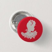 hübsche Viktorianische Silhouette Button (Vorne & Hinten)