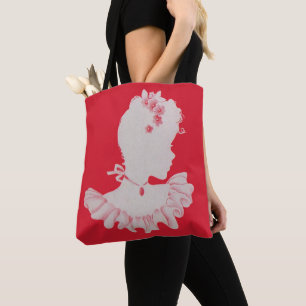hübsche Viktorianische Silhouette Tasche