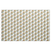 Hübsche Vintage Blume Stoff (Yard (91,4 cm))