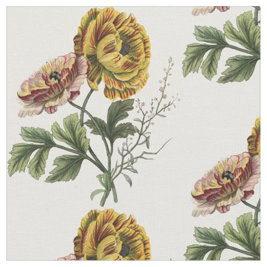 Hübsche Vintage Blume Stoff (Nahaufnahme)