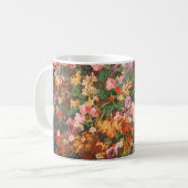 Hübsche Vintage-bunte Blumen Blumenmalerei Kaffeetasse (Vorderseite Links)