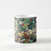 Hübsche Vintage bunte Blumen Blumenmalerei Kaffeetasse (Mittel)