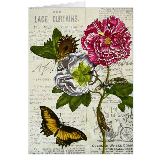 Hübsche Vintage Collage (Vorne)