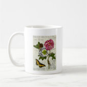 Hübsche Vintage Collage Kaffeetasse (Links)