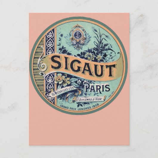 Hübsche Vintage französische Karten und Postkarten (Vorderseite)