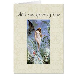 Hübsche Vintage Kunstfertigkeit Blume - Namensschi