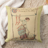 Hübsche Vintage Lady Kissen (Decke)