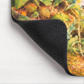 Hübsche Vintage-Petunien-Blumen-Blumenmalerei Mousepad (Ecke)