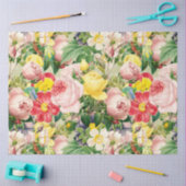 Hübsche Vintage Rose Floral Medley Seidenpapier (Basteln)