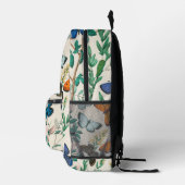 Hübsche Vintage Schmetterlinge Bedruckter Rucksack (Rechts)