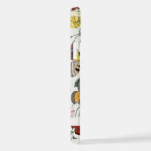 Hübsche Vintage Schmetterlinge | Name iPhone Hülle (Rechte Seite)