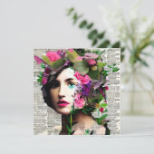 Hübsche Vintage weibliche Papierkollektion (Stehend Vorderseite)