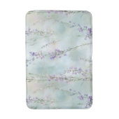 Hübsche violette Blumen Badematte (Vorderseite Vertikal)