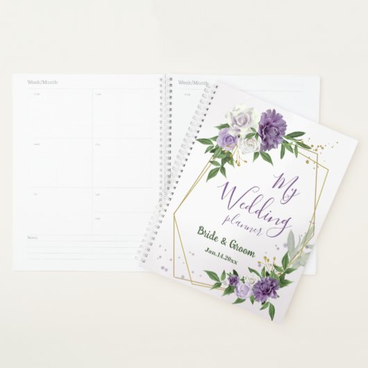 Hübsche violette Blumen Grünplaner Planer (Anzeige)