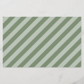 Hübsche violette Blumen - Menü (Rückseite)