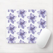 Hübsche violette Blumen Mousepad (Mit Mouse)