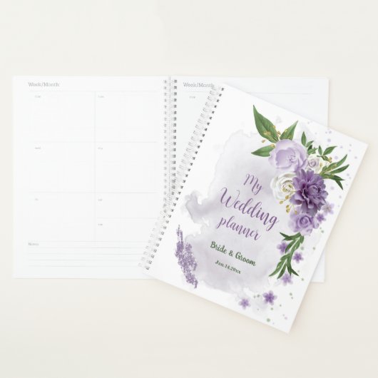 Hübsche violette Blumen Planer (Anzeige)