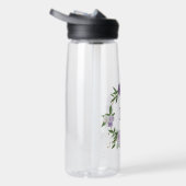 Hübsche violette Blumen Trinkflasche (Rechts)