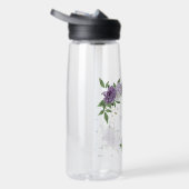 Hübsche violette Blumen Trinkflasche (Rechts)