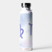 Hübsche Virgo Astrologie Signieren Personalisiert  Trinkflasche (Links)