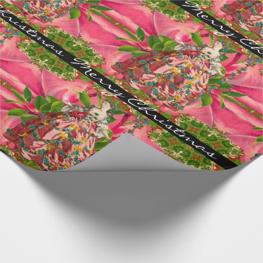 Hübsche Visionen von dem letzten viktorianischen Geschenkpapier (Ecke)