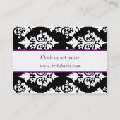 Hübsche Visitenkarte (Rückseite)