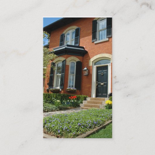 Hübsche Visitenkarte des Real Anwesen House (Vorderseite)