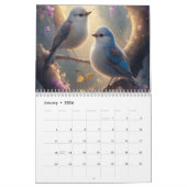 Hübsche Vögel 2024 Kalender (Jan 2026)