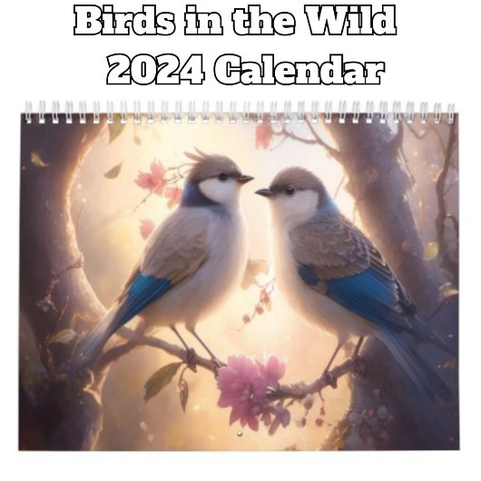 Hübsche Vögel 2024 Kalender