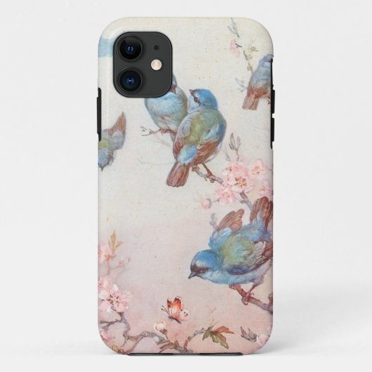 Hübsche Vögel Case-Mate iPhone Hülle (Rückseite)