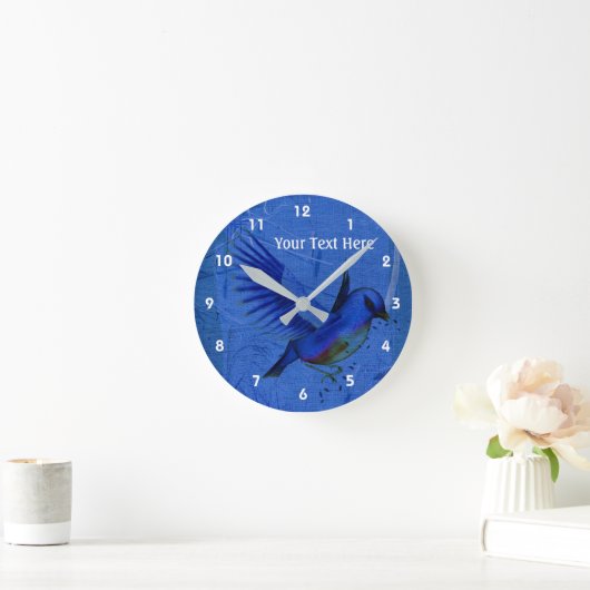 Hübsche Vogelart Runde Wanduhr (Zuhause)