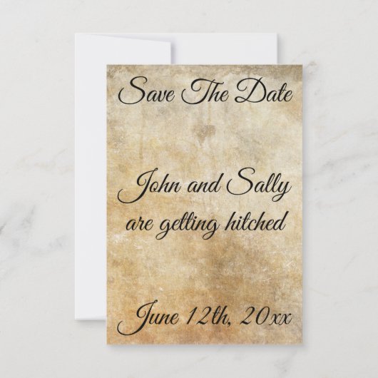 Hübsche Vogelhochzeit speichert das Datum (Rückseite)