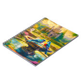 Hübsche Vogelwelt Notizblock (Linke Seite)