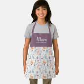Hübsche Waldpattern Girls Koch Training Schürze (Insitu)