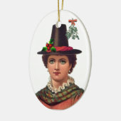 Hübsche Waliser-Mädchen-Verzierung Keramikornament (Links)