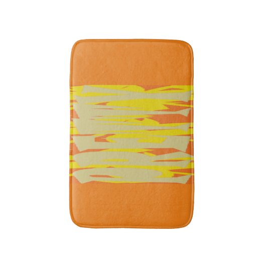 Hübsche, warme Farbtöne blendend, Zitronenpink ora Badematte (Vorderseite Vertikal)