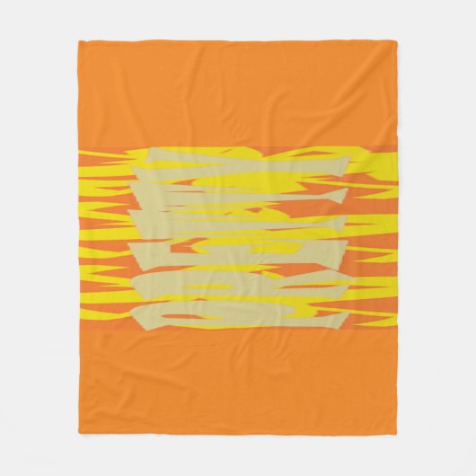 Hübsche, warme Farbtöne blendend, Zitronenpink ora Fleecedecke (Vorderseite)